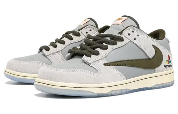 Nike x Travis Scott x PlayStation Dunk Low ‘Grey White’