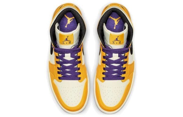 Air Jordan 1 Mid ‘Lakers Gold’