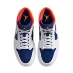 Air Jordan 1 Mid ‘White Deep Royal Blue’