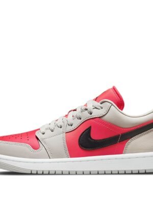 Air Jordan 1 Low ‘Light Iron Ore Siren Red’